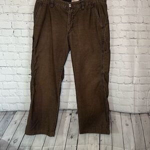 Masons M.J.74 Mens Brown Corduroy Pants Made in Italy size 36